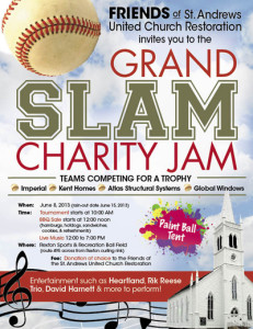 Grand Slam Charity Jam Poster